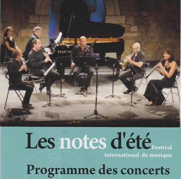 Programme Festival Note d'été 2015