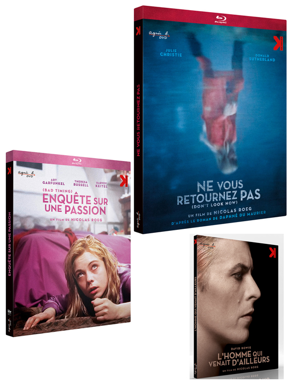 BRD DVD Trois films de Nicolas Roeg