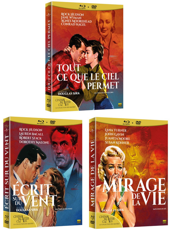 Blu ray Trois films de Douglas Sirk