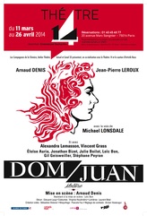 AFFICHE DOM JUAN Theatre 14