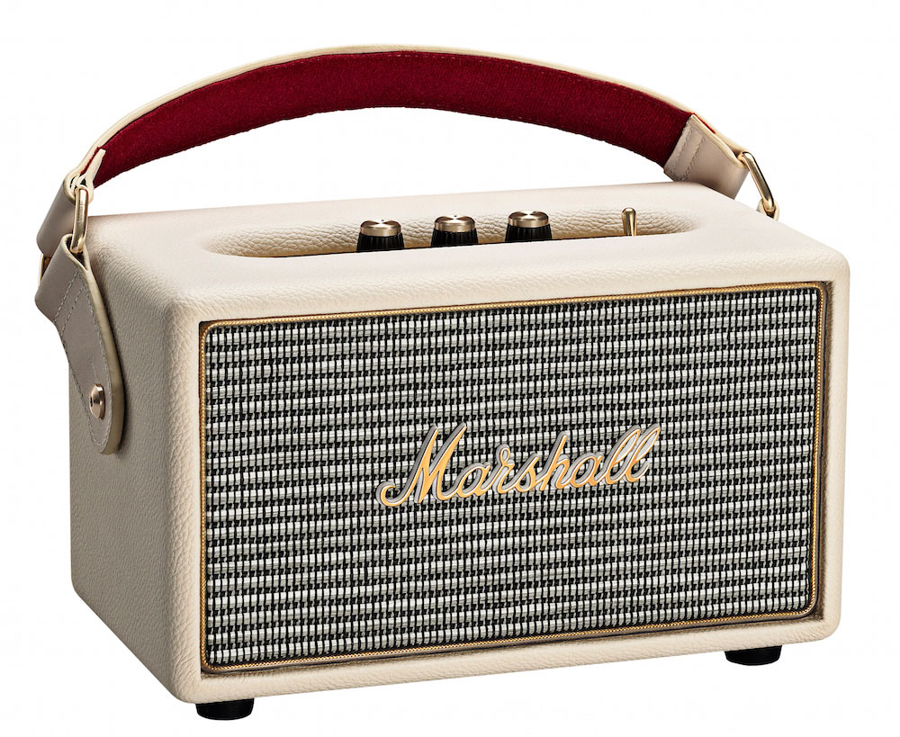 Marshall Kilburn : première enceinte Bluetooth portable de la gamme façon  ampli de guitare