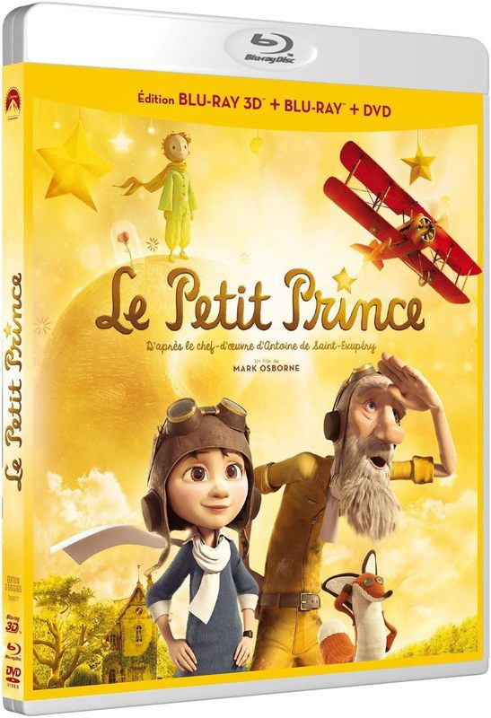 Blu ray Le Petit Prince 3D