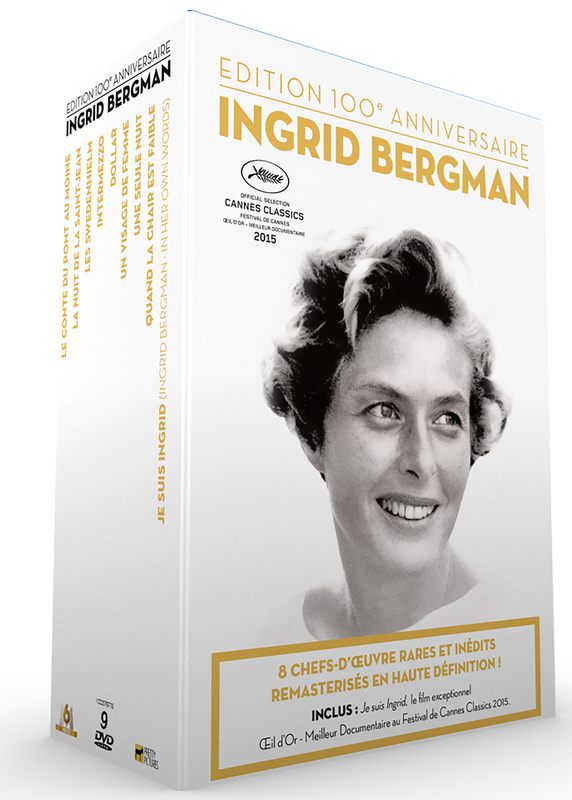 DVD Coffret Ingrid Bergman 100e anniversaire