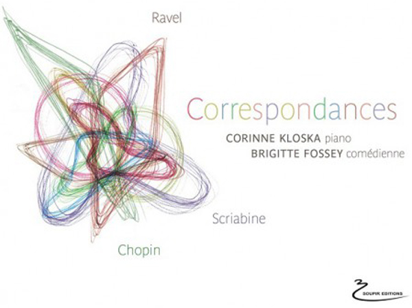 CD Ravel correspondances corinne kloska piano brigitte fossey