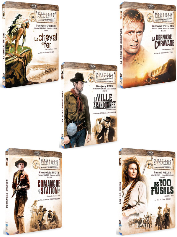 Blu ray Cinq westerns Sidonis