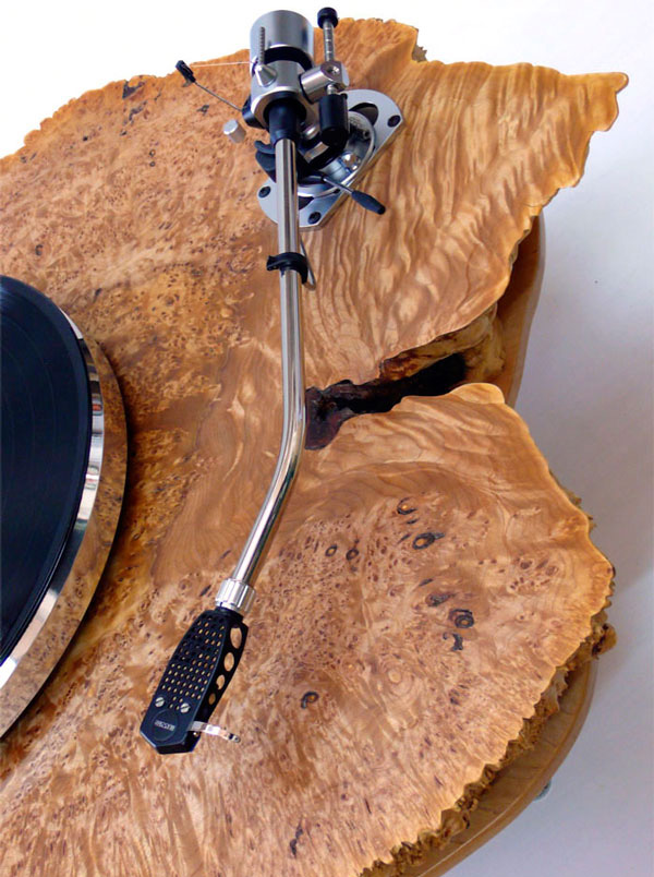 Audiowood platine vinyle bois sur mesure titre