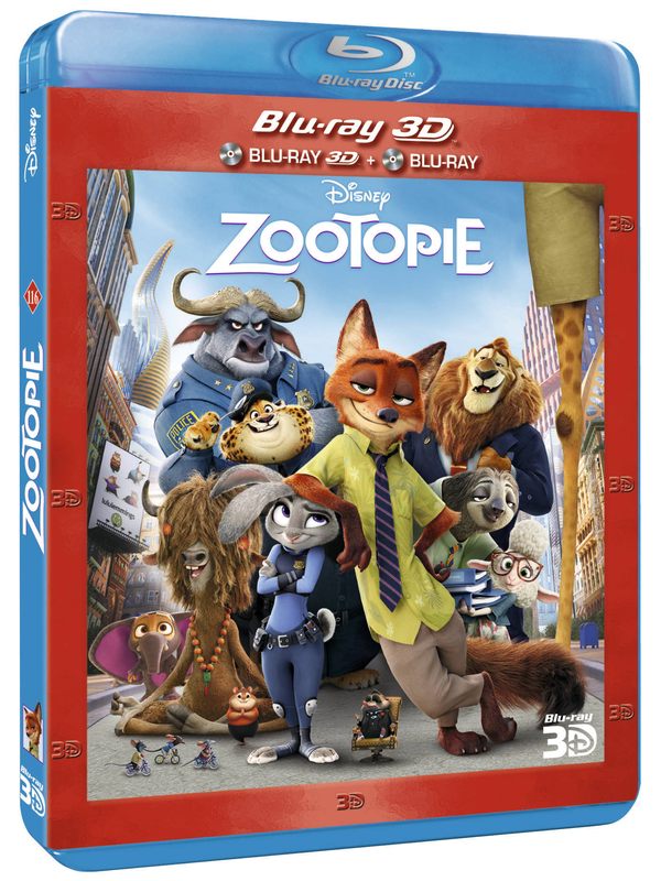 Blu ray3D Zootopie 3D