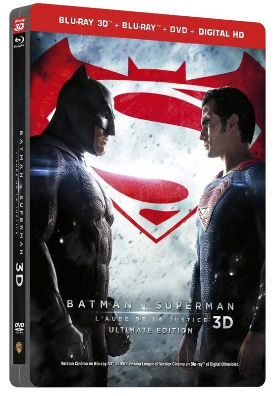 Blu ray Batman vs Superman 3D