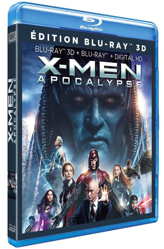 Blu ray Xmen Apocalypse 3D