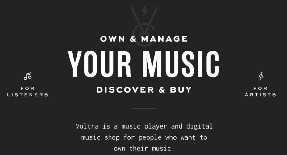 Voltra nouveau service musique en ligne