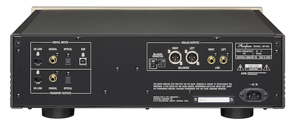Accuphase DP 560 rear