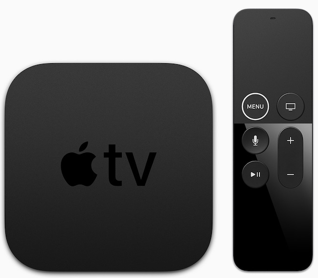 apple tv 4k remote topdown