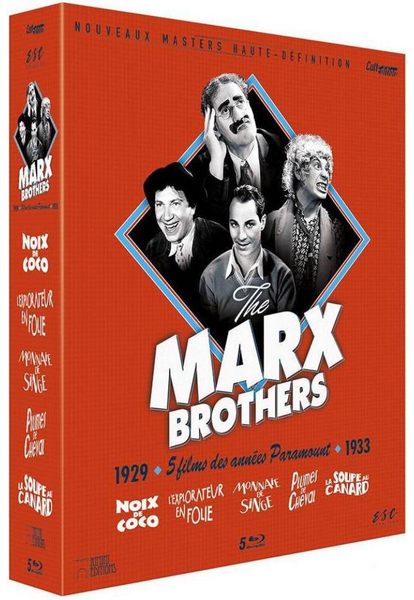 Blu ray Coffret Marx Brothers