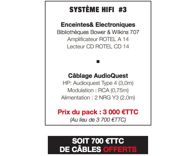 BW Rotel Audioquest offre3