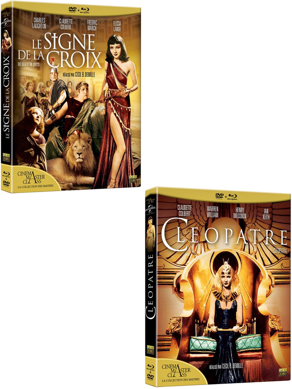 Blu ray Le Signe de la croix Cleopatra