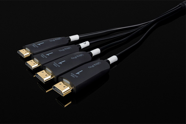 Intéressant : un cable HDMI 4 en 1 sur fibre optique chez Fibbr