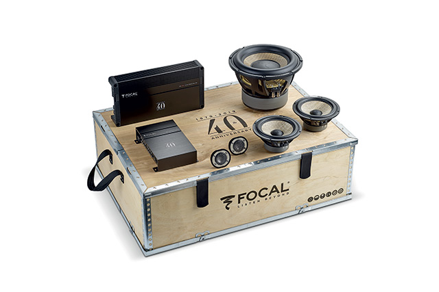 Le kit F40th dédié à l'audiomobile fête les 40 ans de Focal