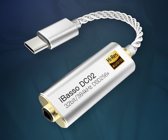 Audiophonics - IBASSO DC01 Adaptateur Amplificateur casque DAC Symétrique  USB-C Hi-Res AK4493 32bit 384kHz DSD256