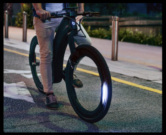 Beno technologies reevo bikes pneu nuit