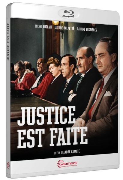 Blu ray Justice est faite