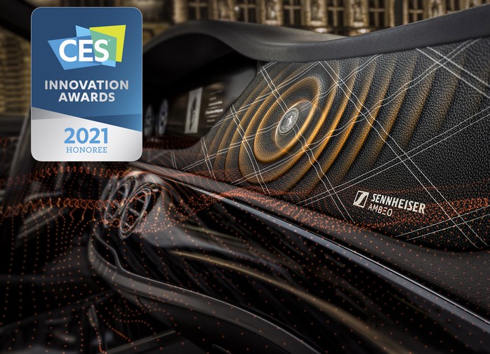 Continental Ac2ated Sound Sennheiser AMBEO Mobility Detail innovation awards CES 2021