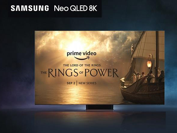 Samsung Prime Video Le seigneur des anneaux les anneaux de pouvoir 8K tv2