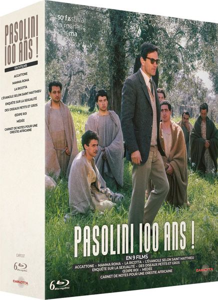 Blu ray Coffret Pasolini 100 ans