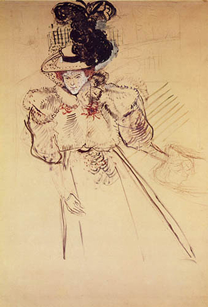 Henri Toulouse Lautrec Misia Natanson 1895