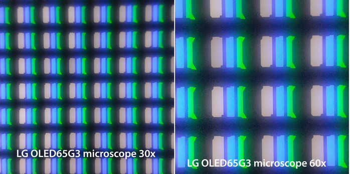 LG OLED55G3 details on 0060