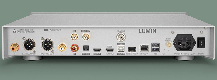 Lumin p1 mini streamer dac preamp 4990eur 2