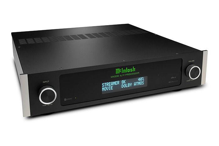 McIntosh MX200 : un processeur home cinema 11.2 compact avec Dirac Live et HDMI 8K